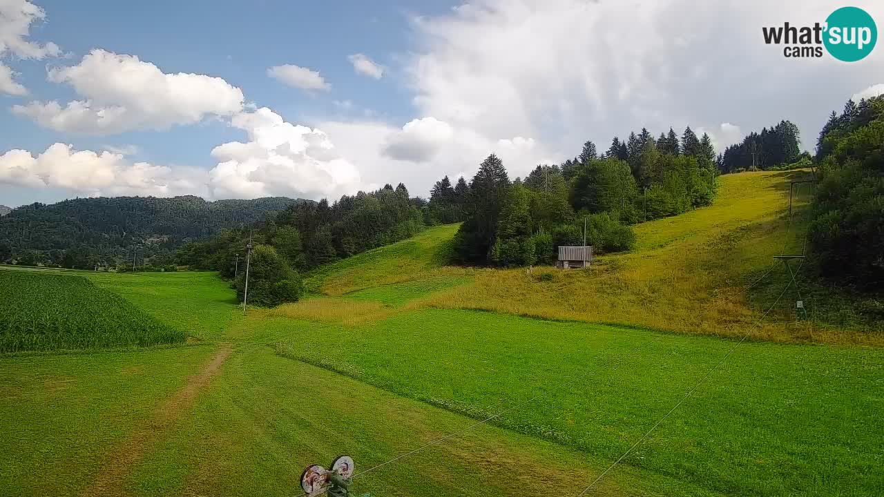 Webcam Smučišče Senožeta – Station de ski à Srednja Vas près de Bohinj