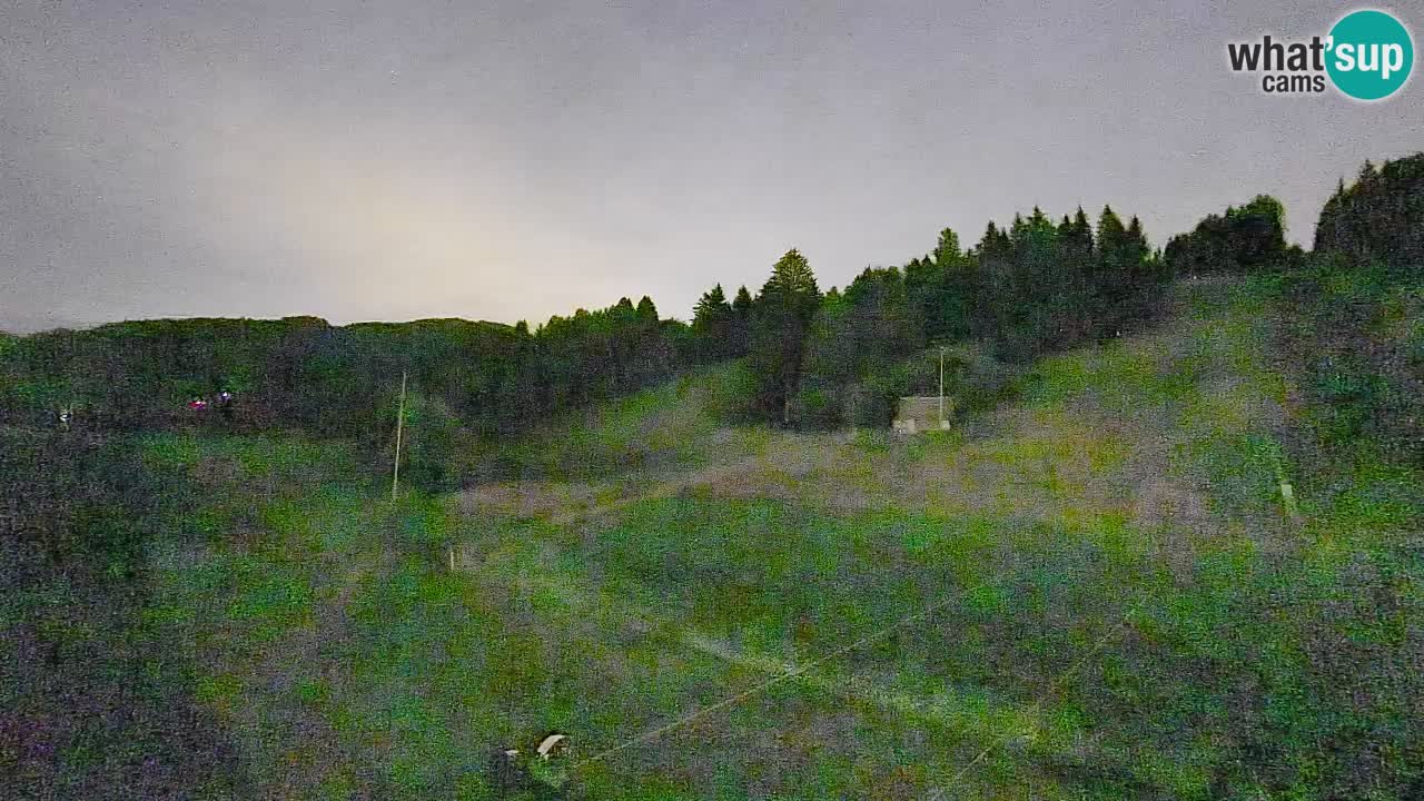 Webcam Smučišče Senožeta – Skigebiet in Srednja Vas bei Bohinj