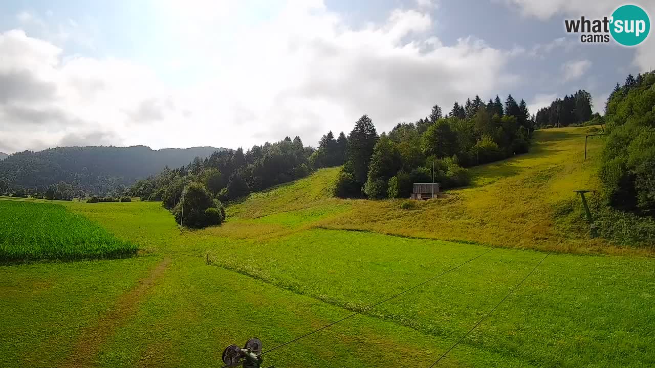 Webcam Smučišče Senožeta – Stazione sciistica a Srednja Vas vicino Bohinj