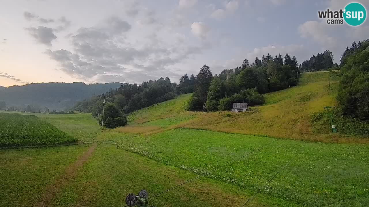 Webcam Smučišče Senožeta – Stazione sciistica a Srednja Vas vicino Bohinj