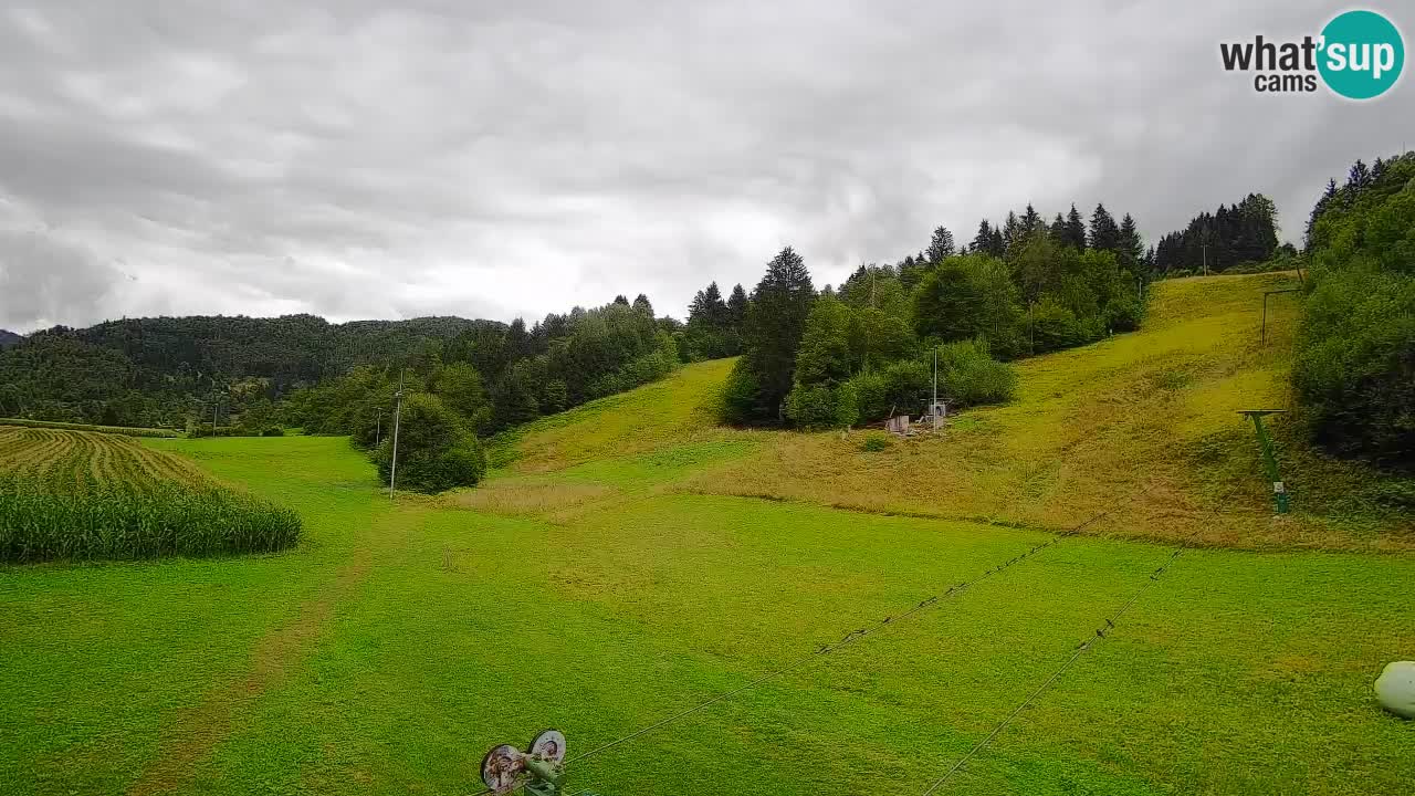 Cámara web Smučišče Senožeta – Estación de esquí en Srednja Vas cerca de Bohinj