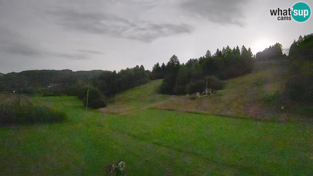 Cámara web Smučišče Senožeta – Estación de esquí en Srednja Vas cerca de Bohinj