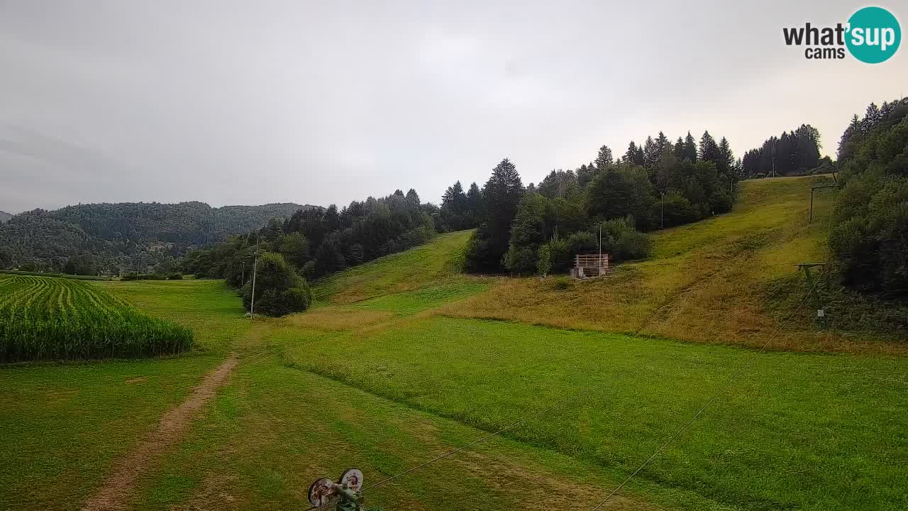 Webcam Smučišče Senožeta – Stazione sciistica a Srednja Vas vicino Bohinj