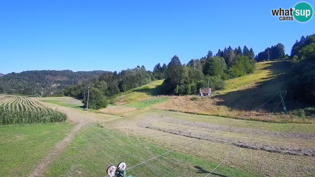 Webcam Smučišče Senožeta – Station de ski à Srednja Vas près de Bohinj
