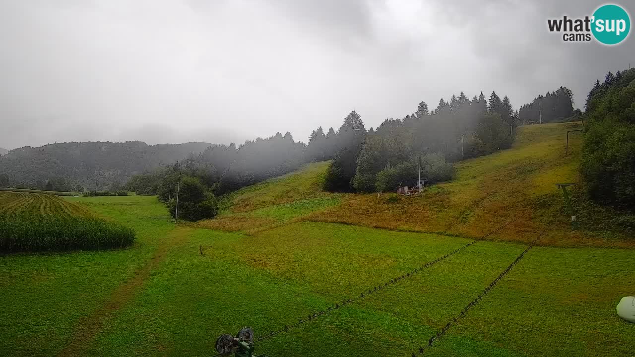 Webcam Smučišče Senožeta – Ski Resort Live View near Bohinj