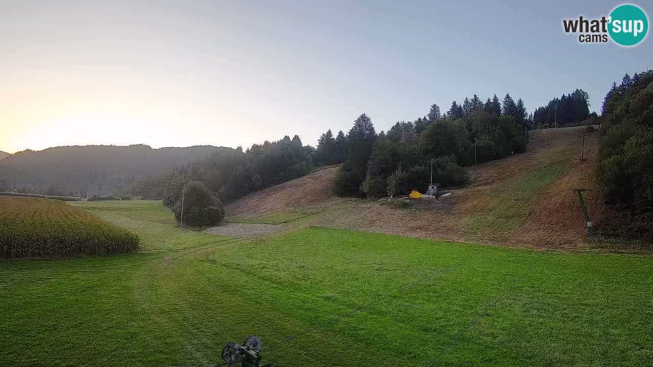 Webcam Smučišče Senožeta – Ski Resort Live View near Bohinj