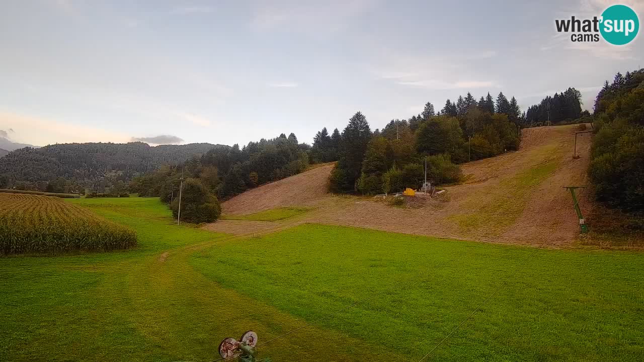 Cámara web Smučišče Senožeta – Estación de esquí en Srednja Vas cerca de Bohinj