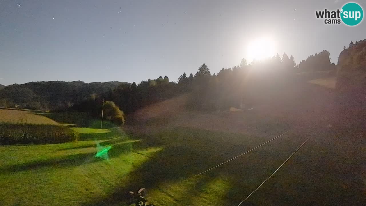 Webcam Smučišče Senožeta – Station de ski à Srednja Vas près de Bohinj