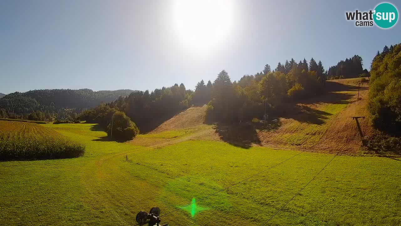 Webcam Smučišče Senožeta – Ski Resort Live View near Bohinj