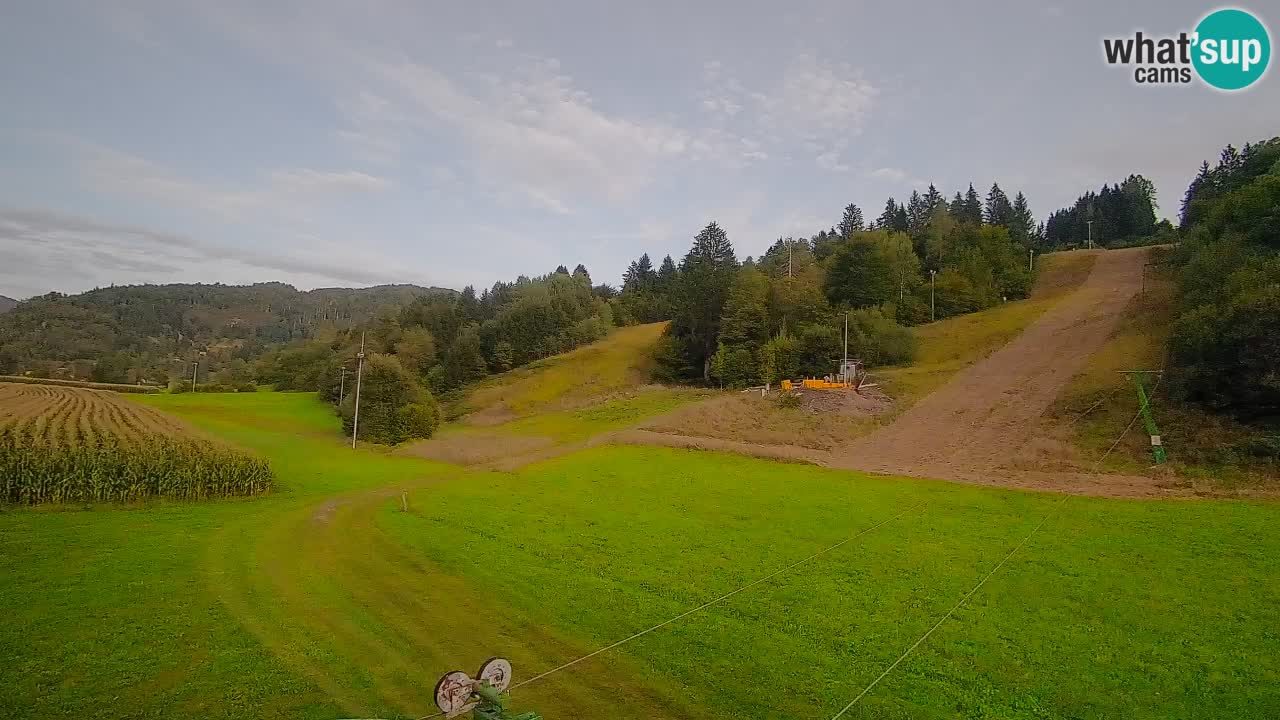 Cámara web Smučišče Senožeta – Estación de esquí en Srednja Vas cerca de Bohinj