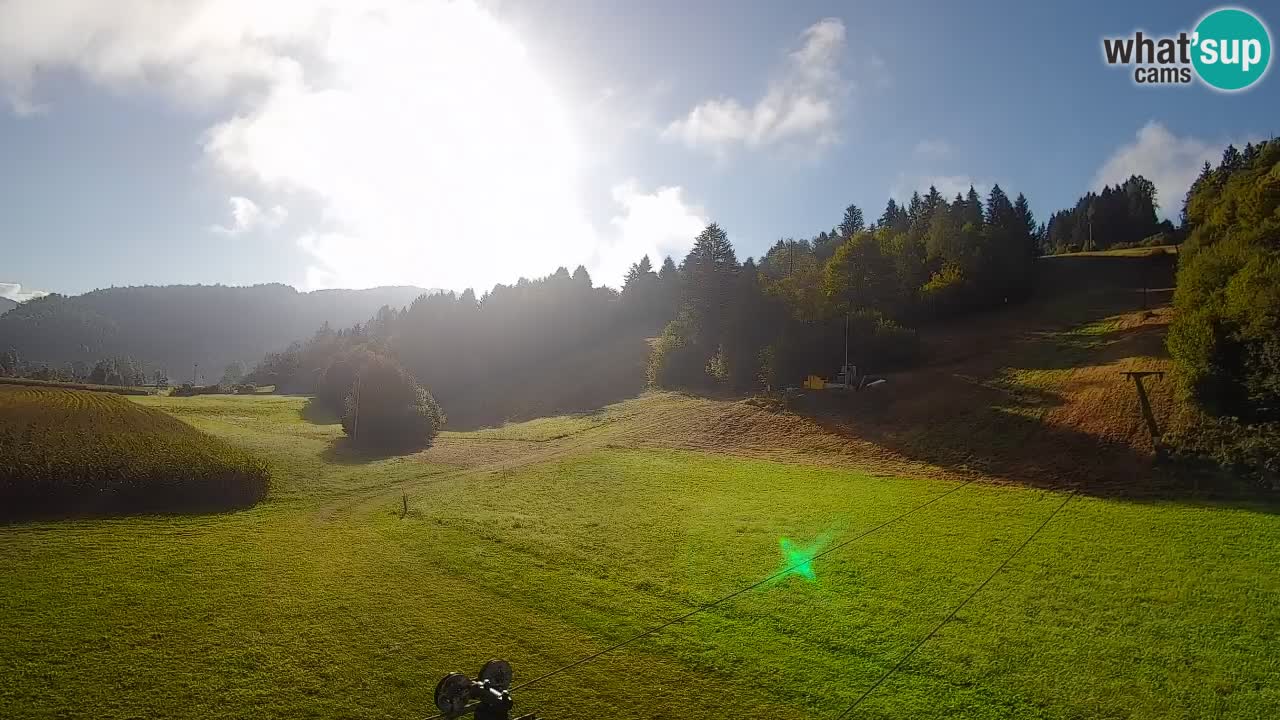 Webcam Smučišče Senožeta – Ski Resort Live View near Bohinj