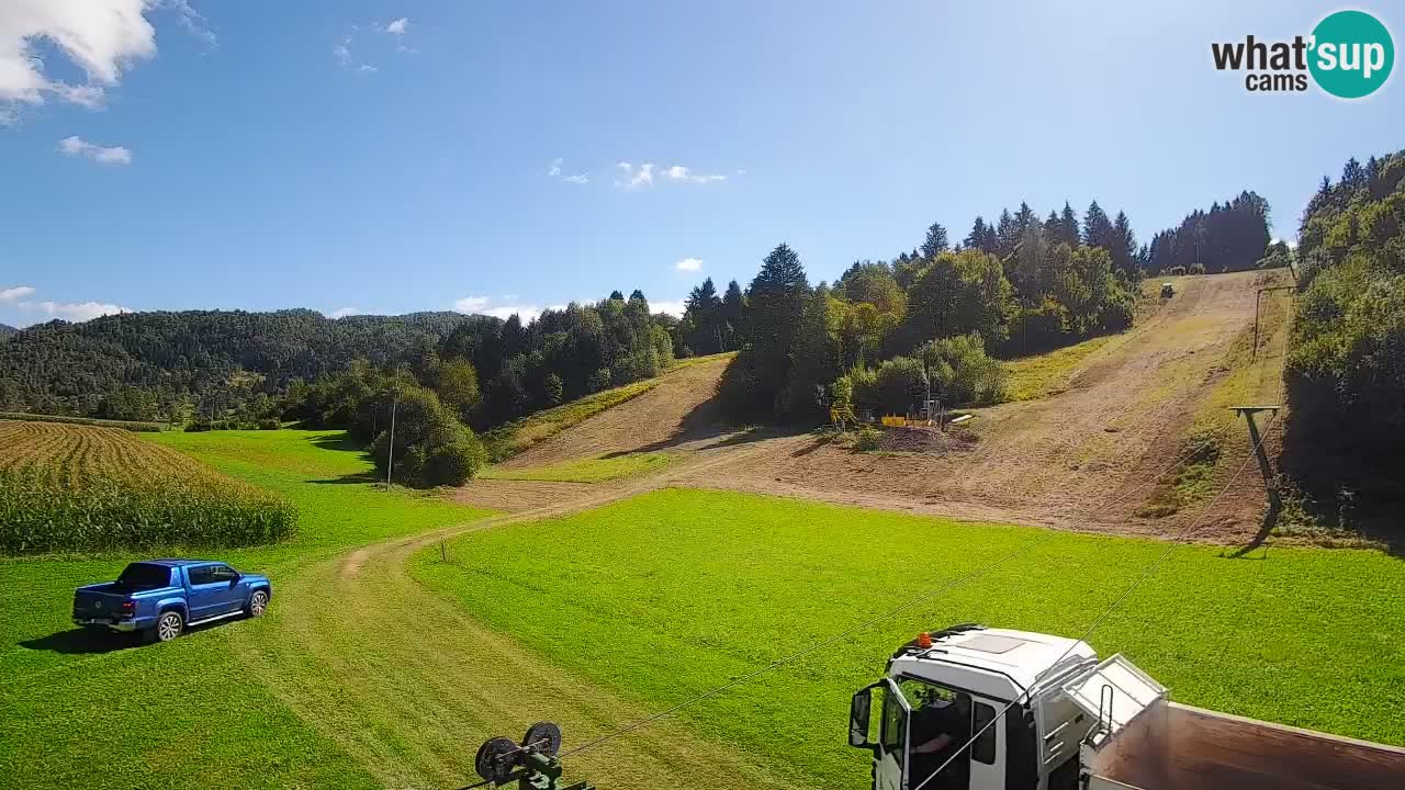 Webcam Smučišče Senožeta – Ski Resort Live View near Bohinj