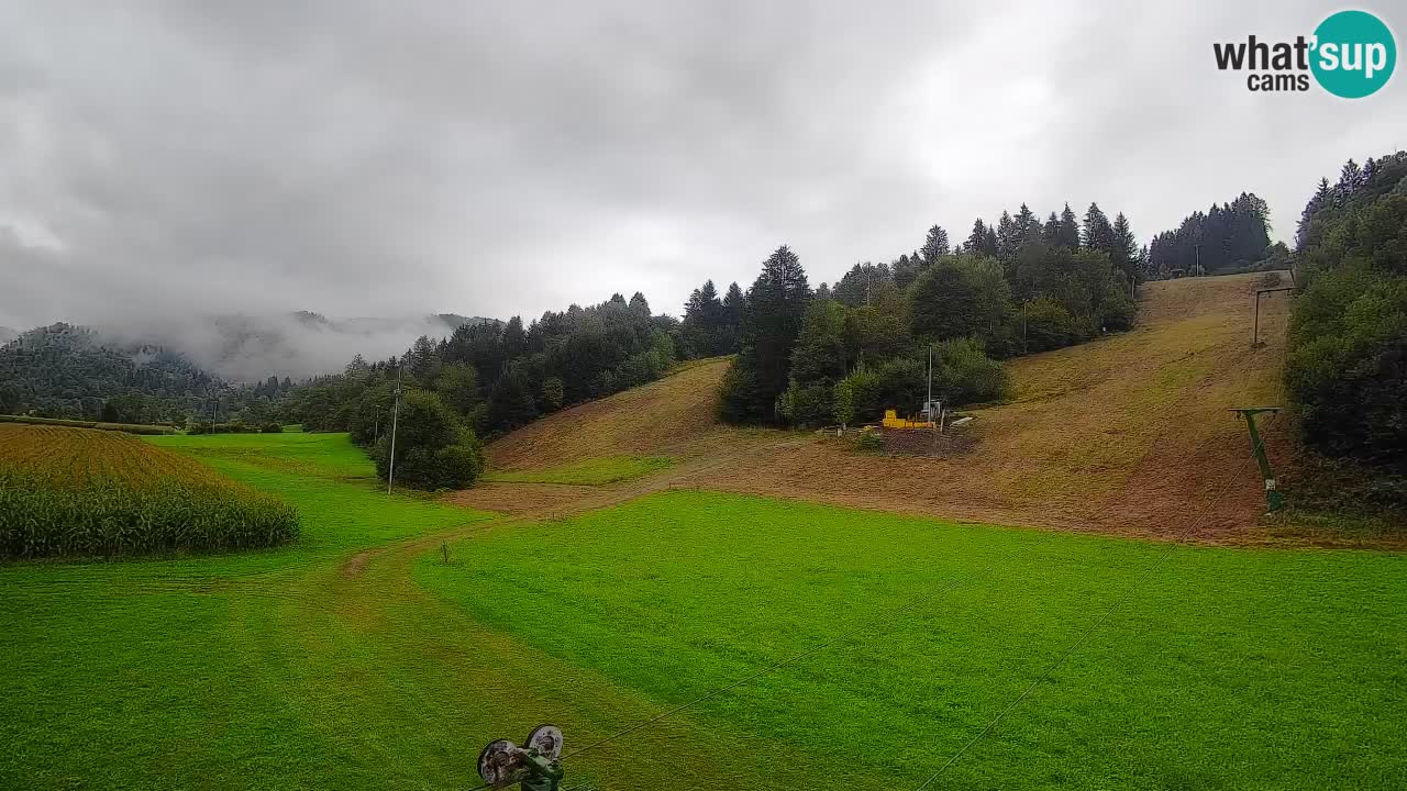 Webcam Smučišče Senožeta – Station de ski à Srednja Vas près de Bohinj