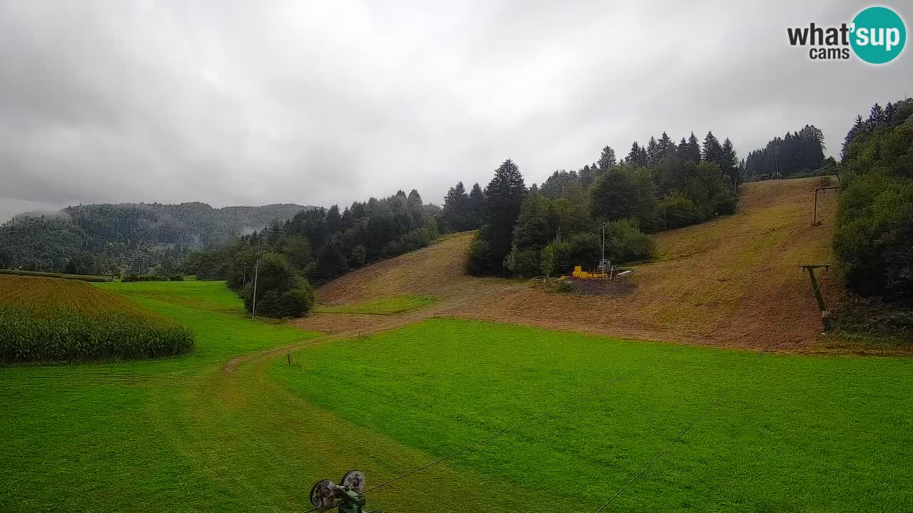 Cámara web Smučišče Senožeta – Estación de esquí en Srednja Vas cerca de Bohinj
