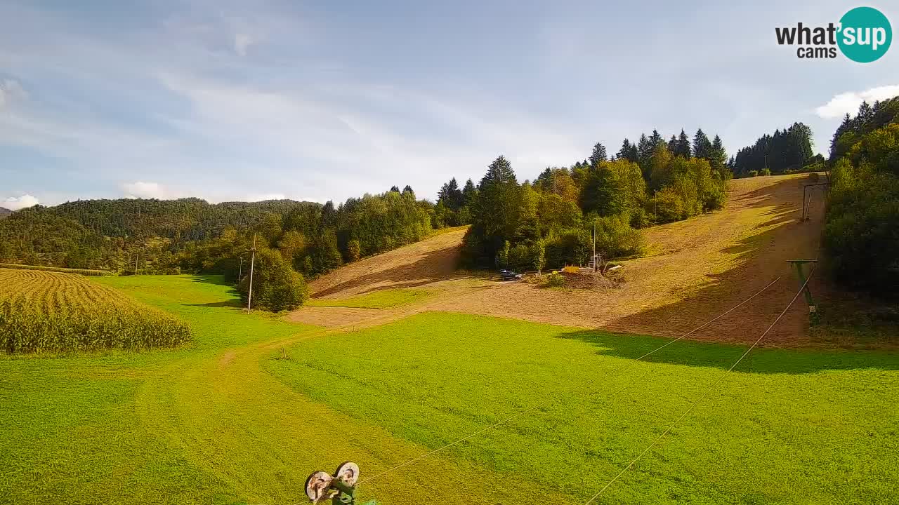Webcam Smučišče Senožeta – Ski Resort Live View near Bohinj