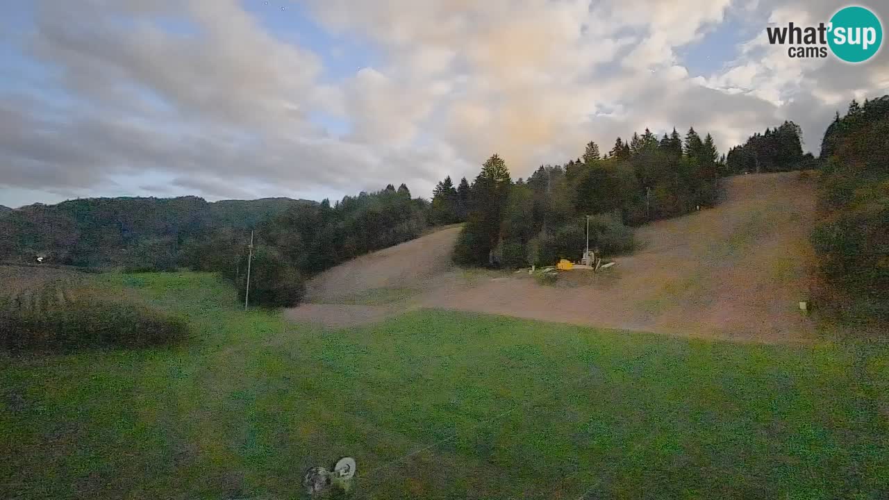Webcam Smučišče Senožeta – Station de ski à Srednja Vas près de Bohinj