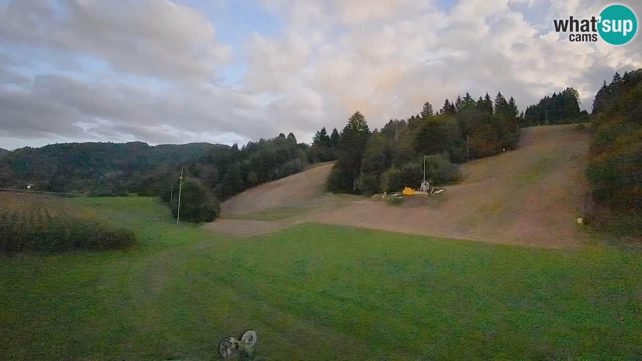 Webcam Smučišče Senožeta – Station de ski à Srednja Vas près de Bohinj