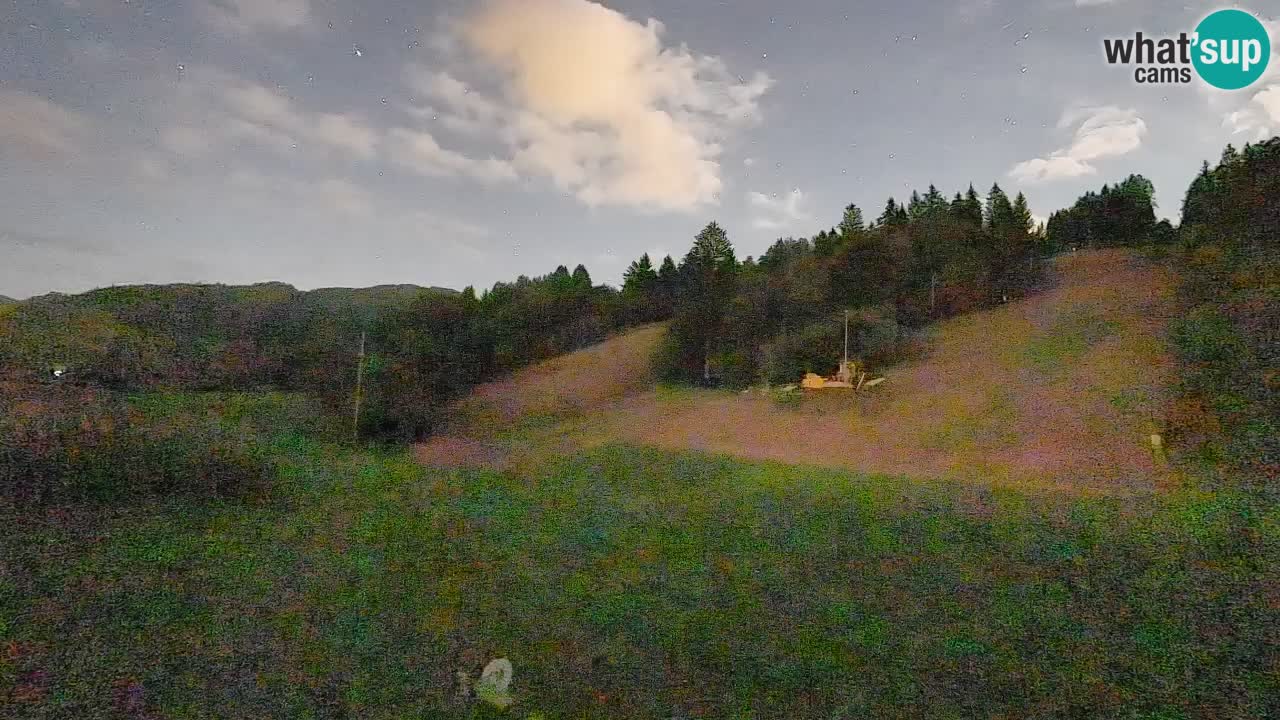 Cámara web Smučišče Senožeta – Estación de esquí en Srednja Vas cerca de Bohinj
