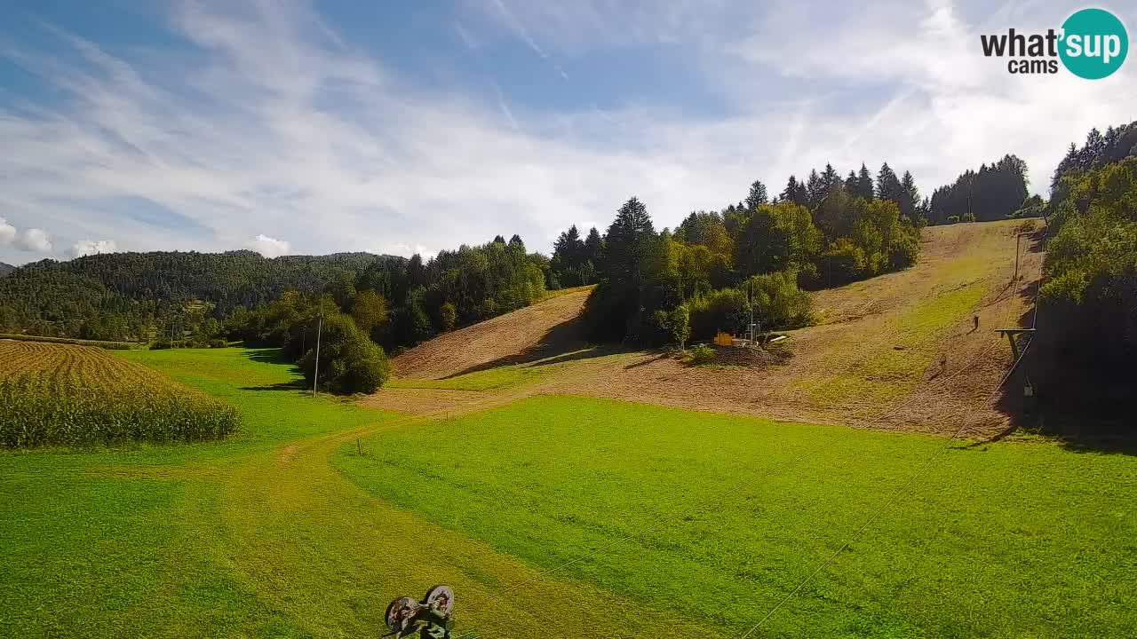 Webcam Smučišče Senožeta – Ski Resort Live View near Bohinj