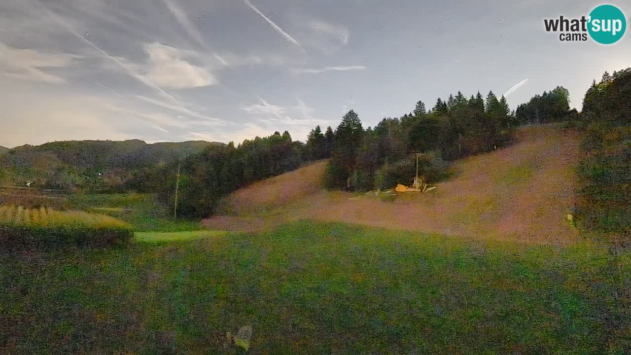 Webcam Smučišče Senožeta – Station de ski à Srednja Vas près de Bohinj