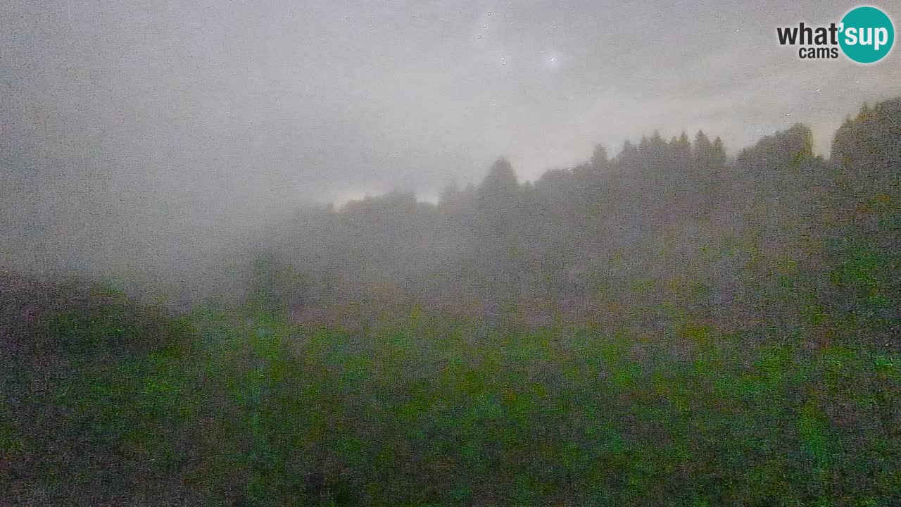 Webcam Smučišče Senožeta – Skigebiet in Srednja Vas bei Bohinj