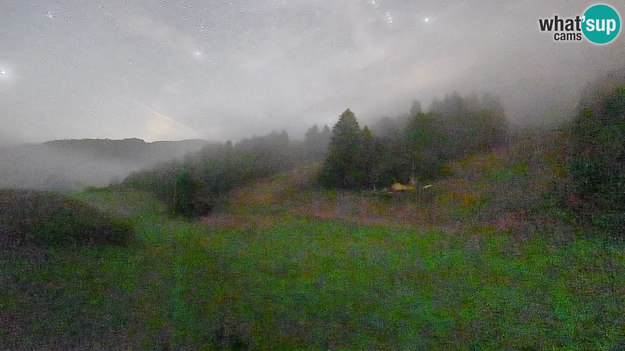 Webcam Smučišče Senožeta – Skigebiet in Srednja Vas bei Bohinj