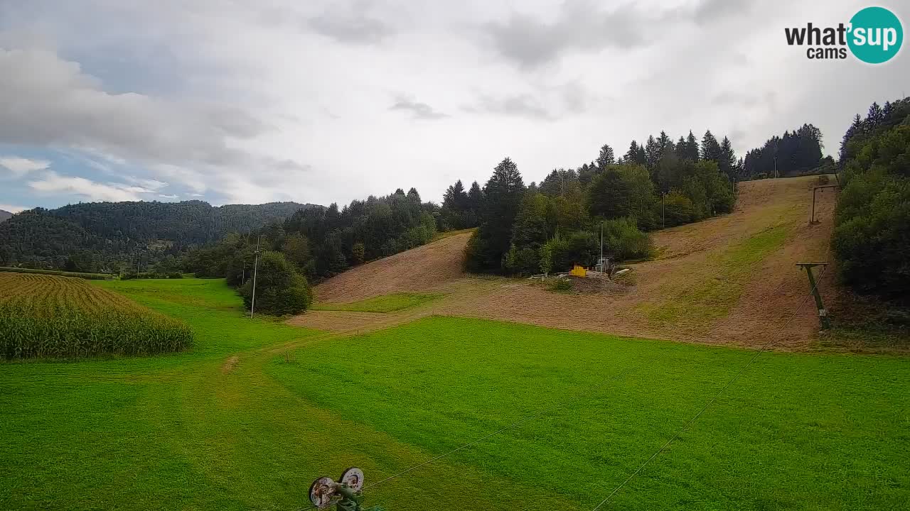 Webcam Smučišče Senožeta – Stazione sciistica a Srednja Vas vicino Bohinj