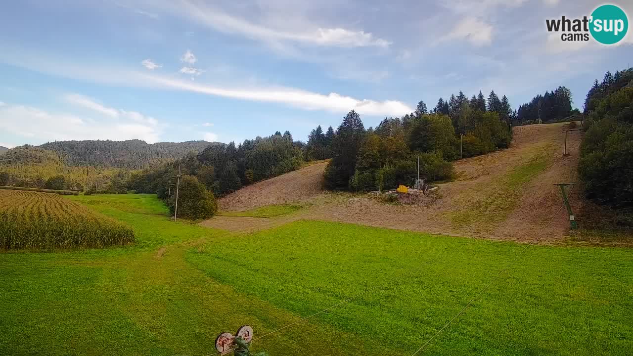 Webcam Smučišče Senožeta – Ski Resort Live View near Bohinj