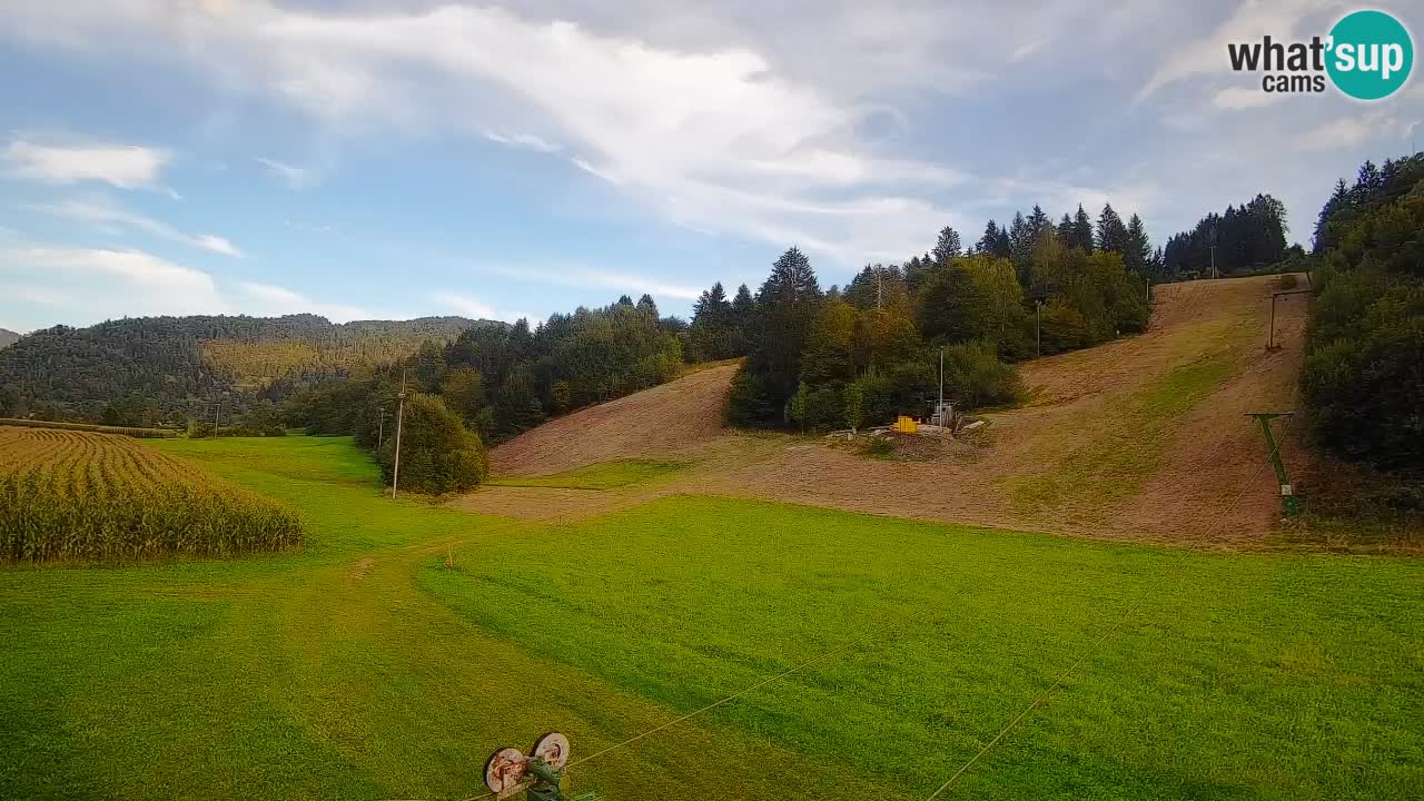 Webcam Smučišče Senožeta – Ski Resort Live View near Bohinj