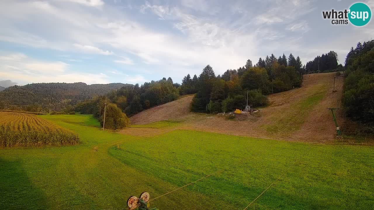 Webcam Smučišče Senožeta – Station de ski à Srednja Vas près de Bohinj