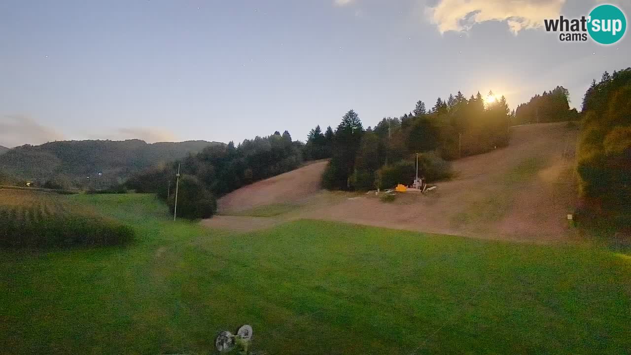 Webcam Smučišče Senožeta – Ski Resort Live View near Bohinj