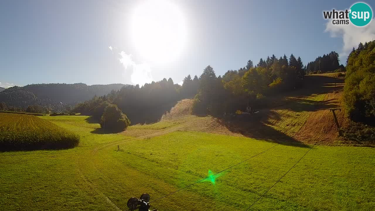 Webcam Smučišče Senožeta – Ski Resort Live View near Bohinj