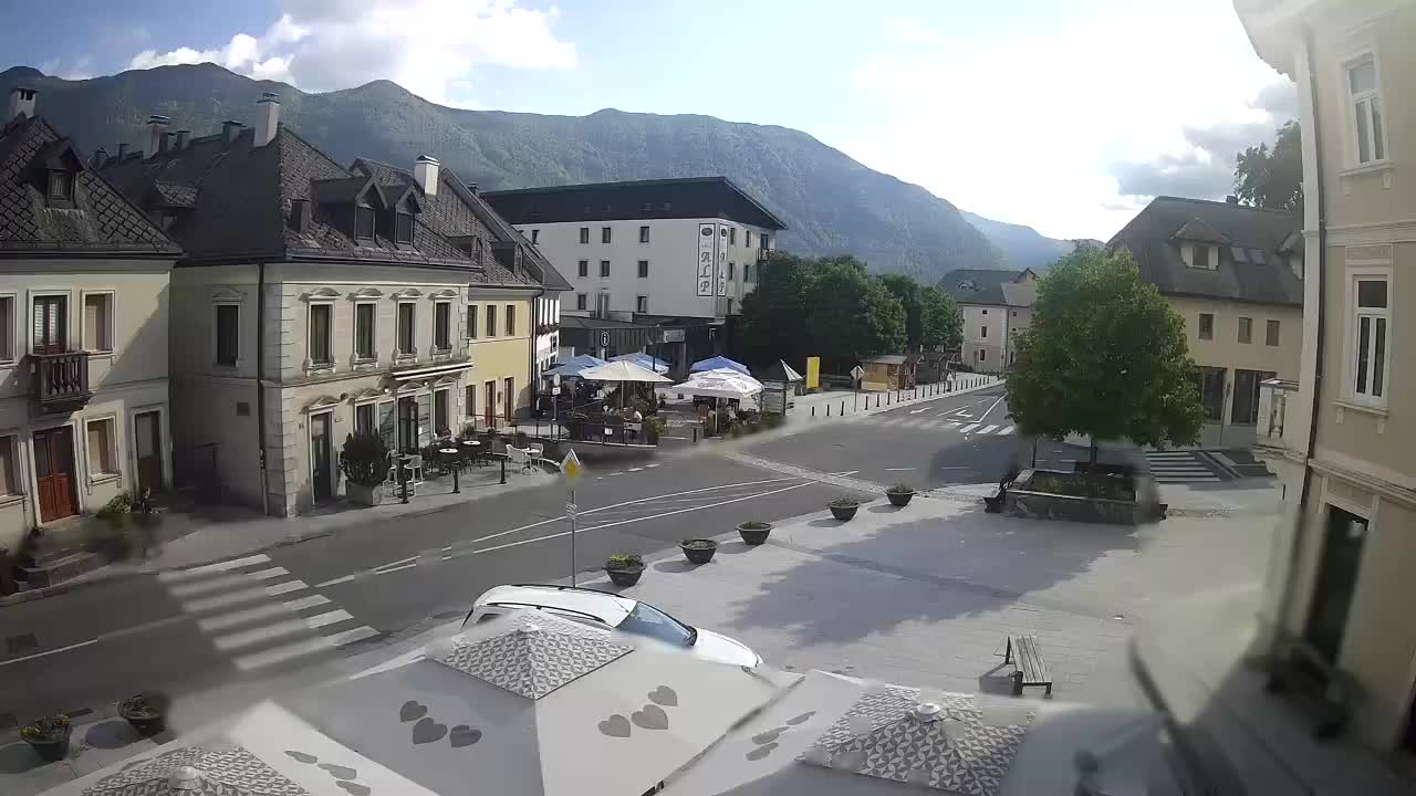 Main square in Bovec