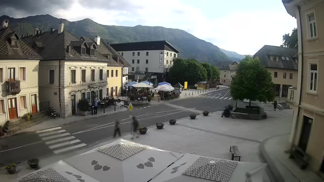 Main square in Bovec