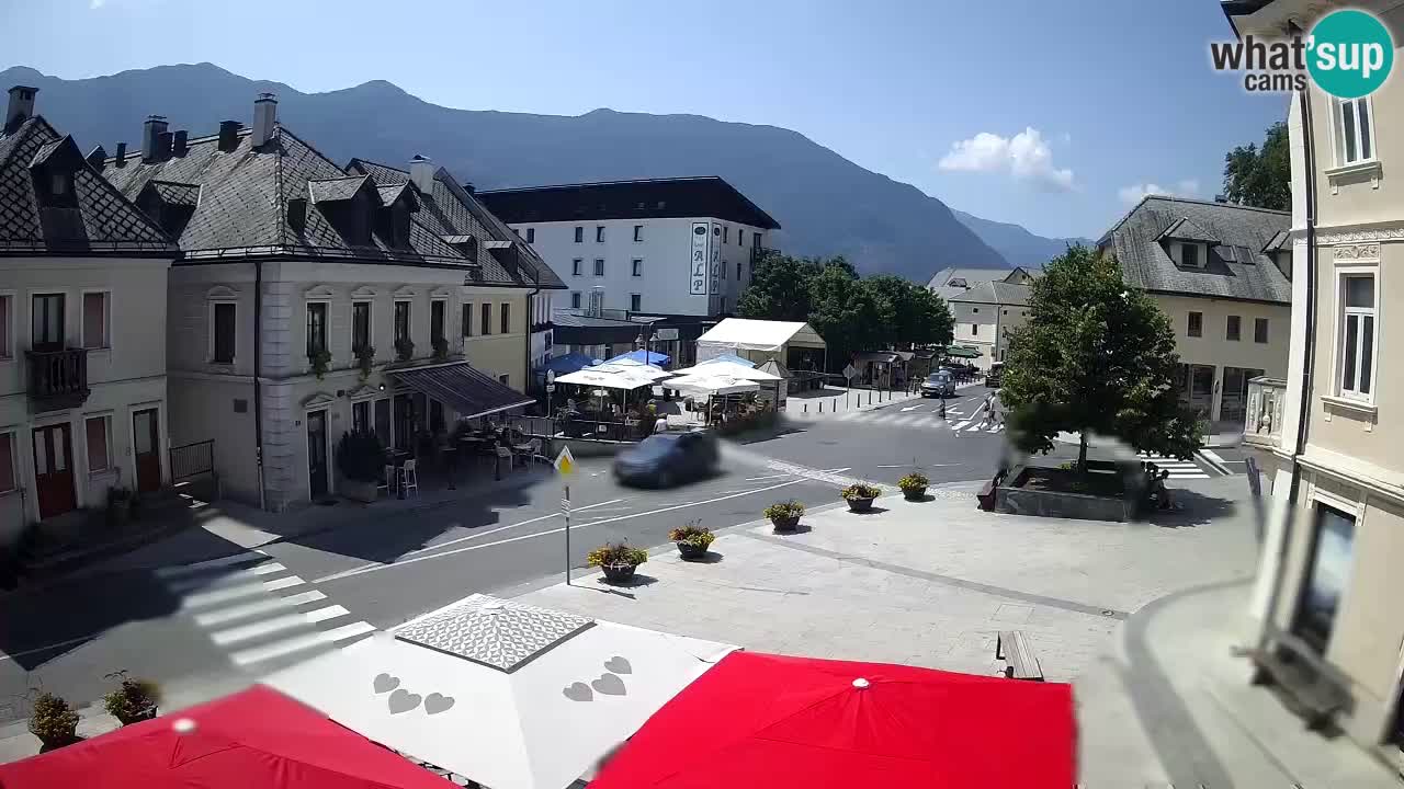 Main square in Bovec