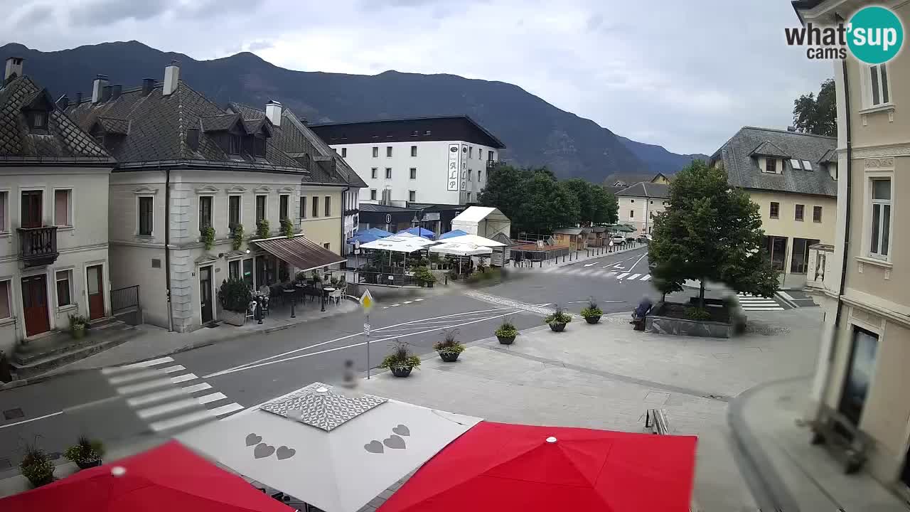 Main square in Bovec