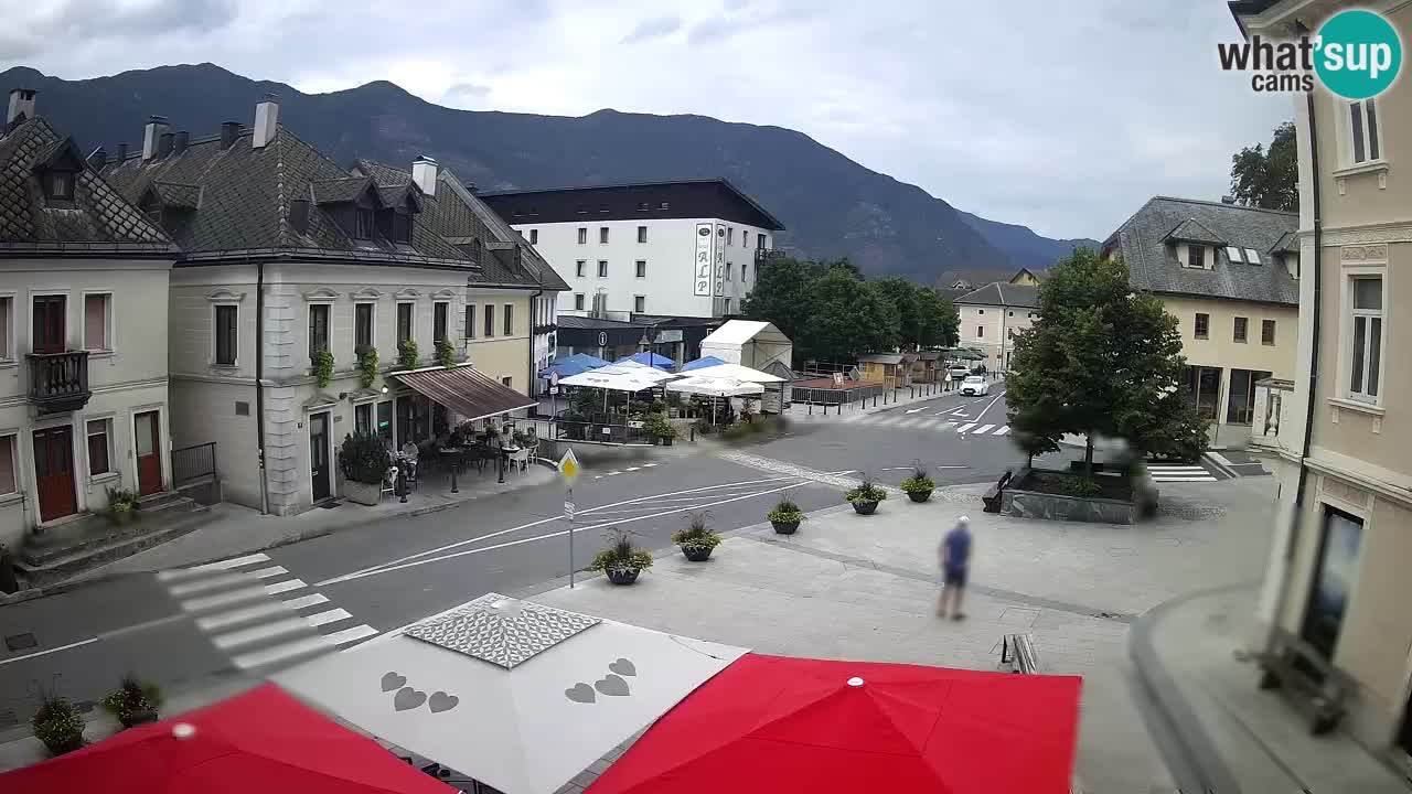 Main square in Bovec