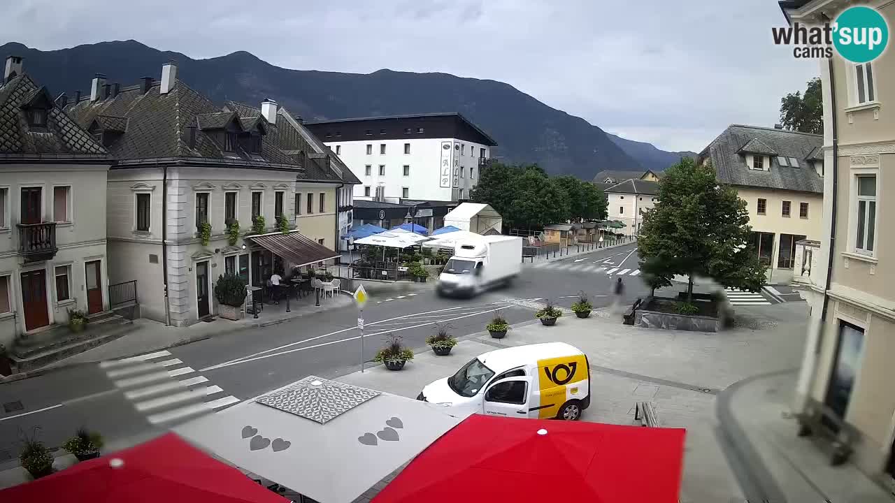 Main square in Bovec