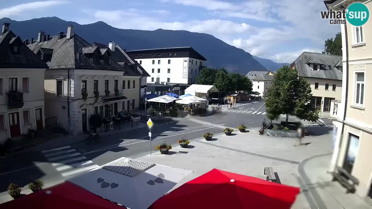 Main square in Bovec