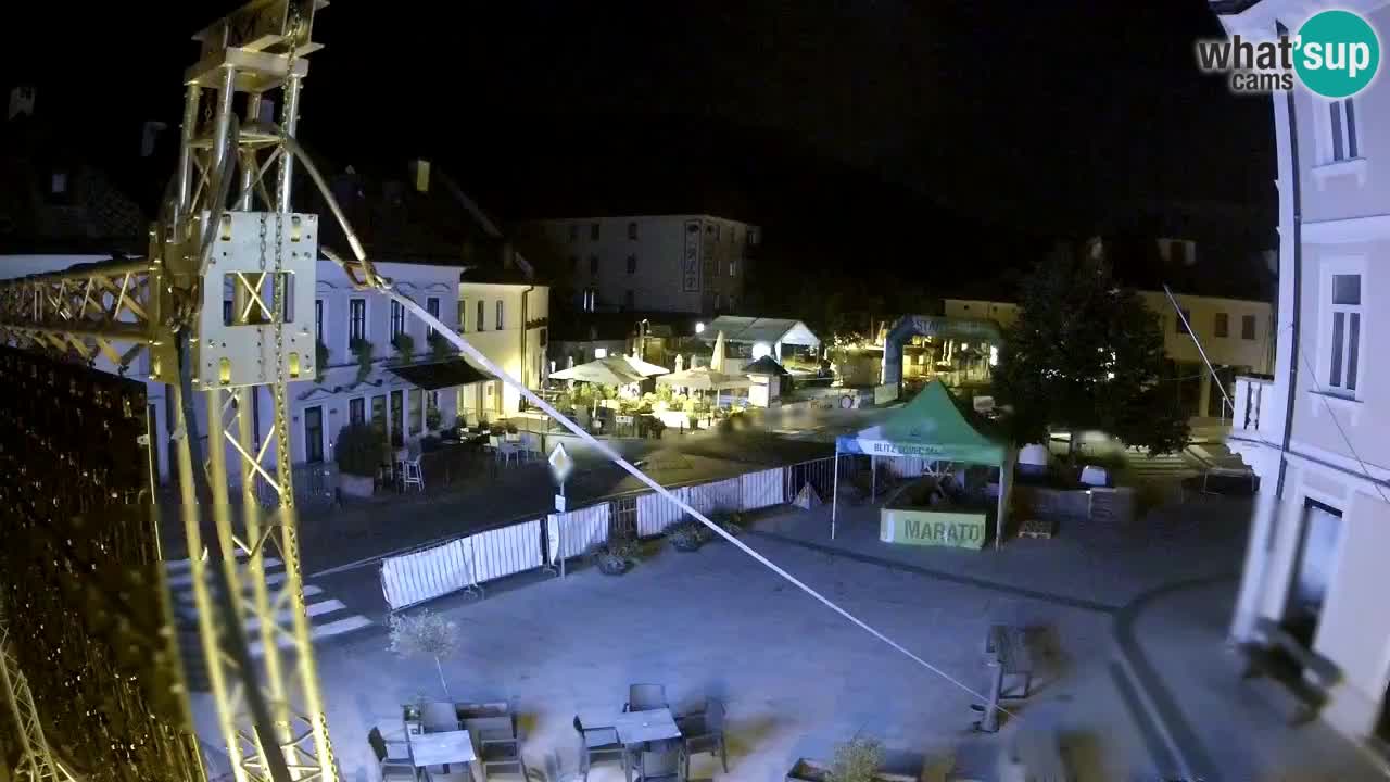 Main square in Bovec