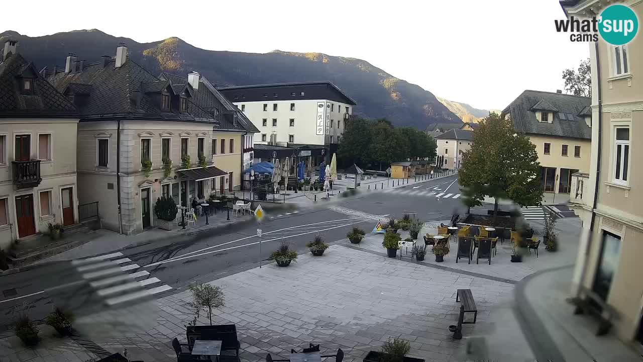 Main square in Bovec