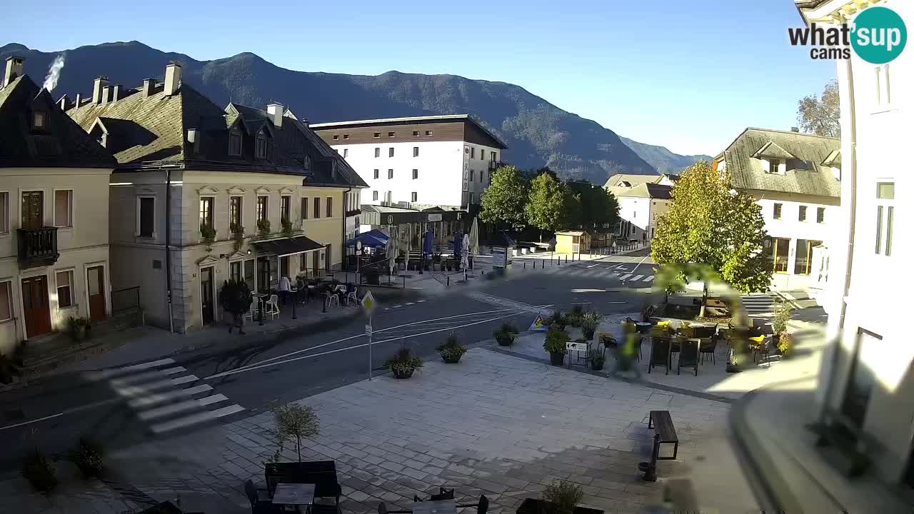 Place centrale à Bovec