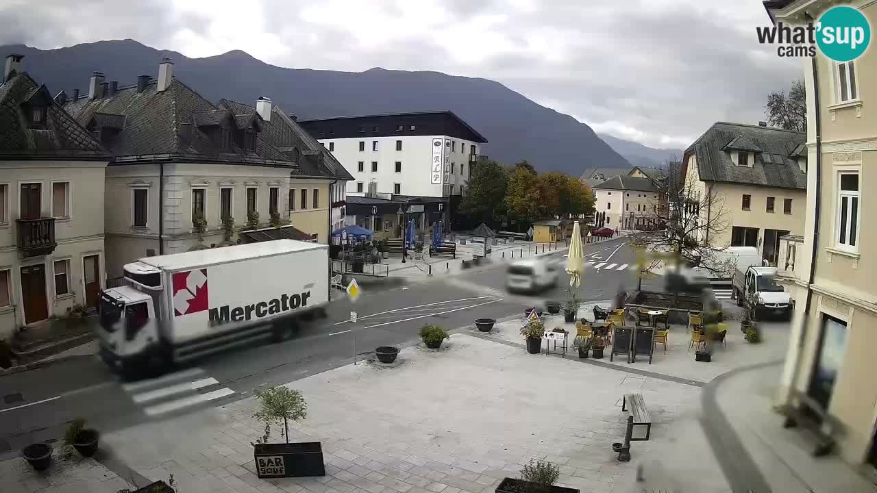 Main square in Bovec