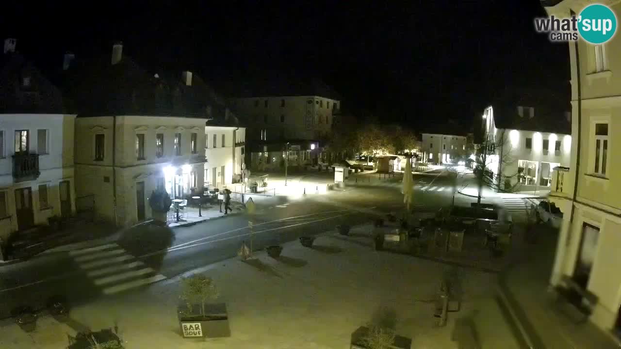 Main square in Bovec