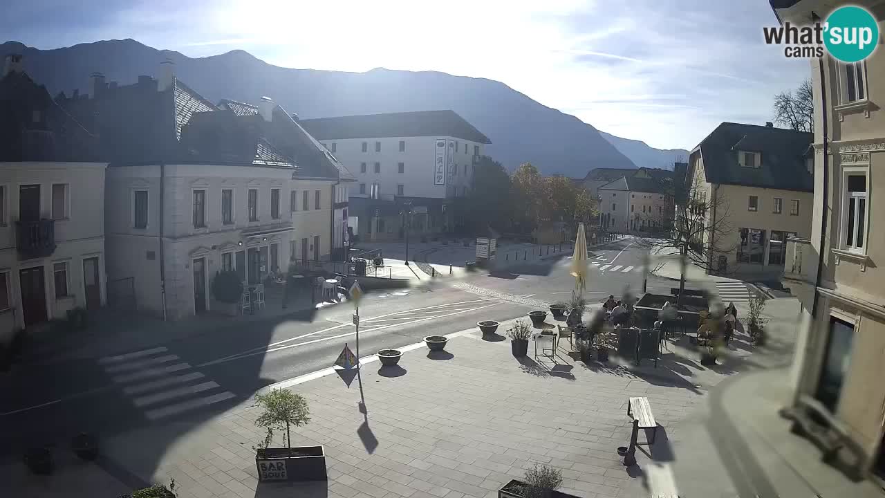 Main square in Bovec