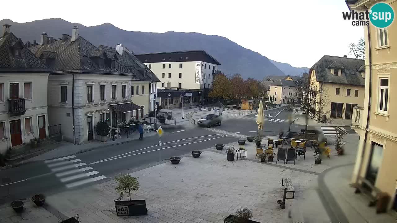 Plaza Central en Bovec