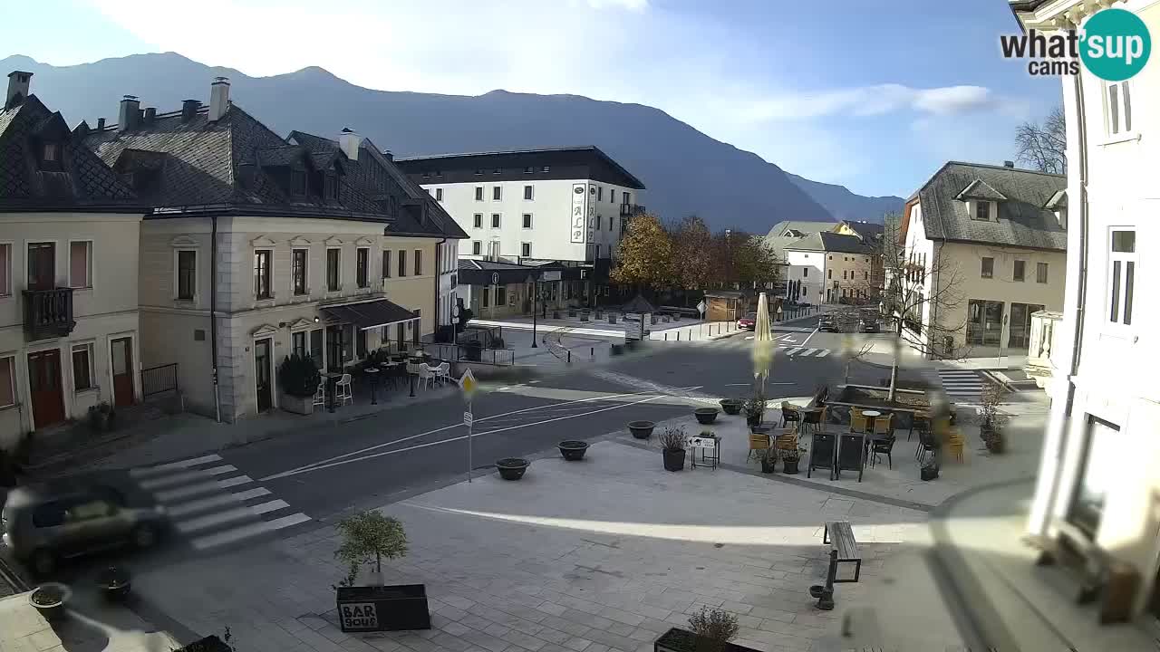 Plaza Central en Bovec