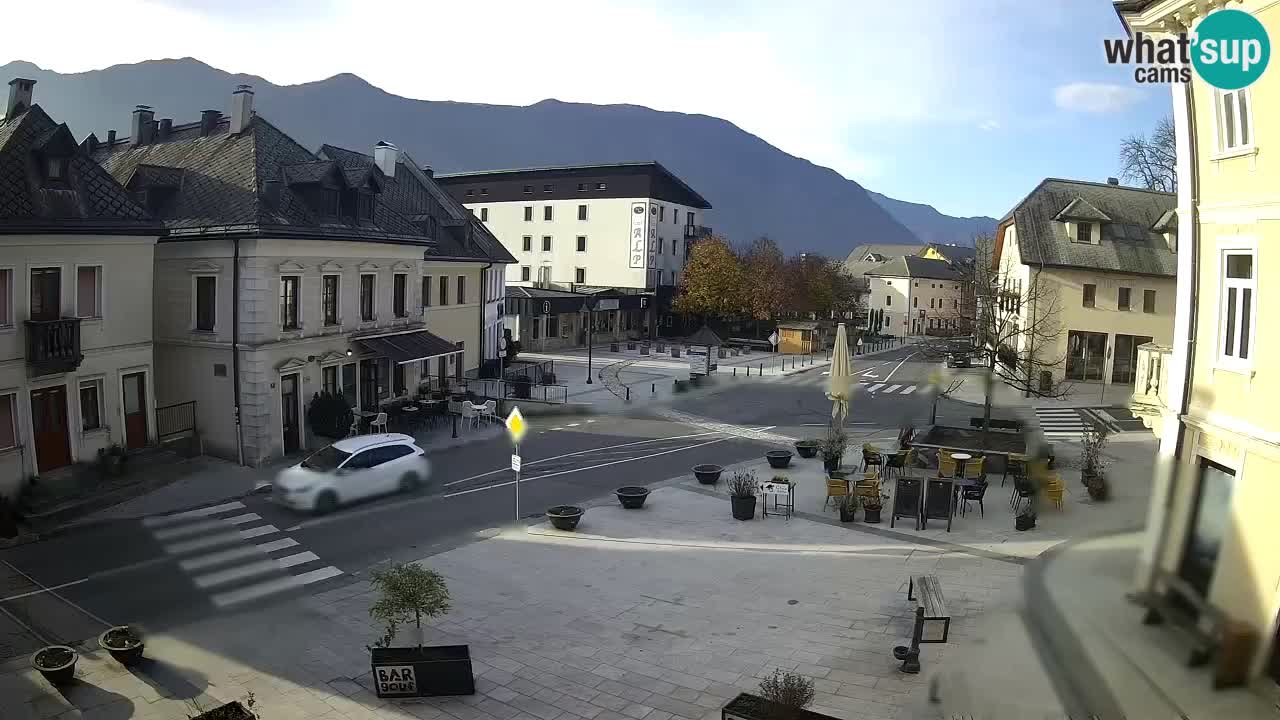 Plaza Central en Bovec