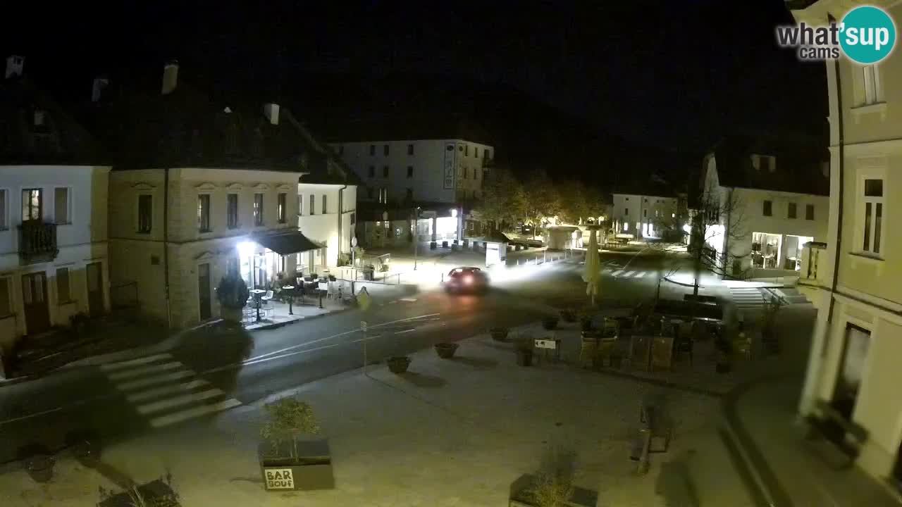 Plaza Central en Bovec