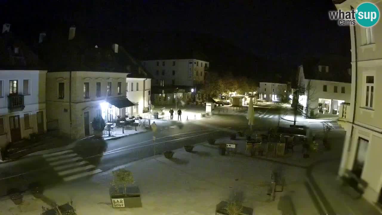 Plaza Central en Bovec